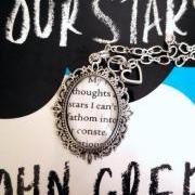  The Fault in Our Stars by John Green Antiqued Silver Book Page Necklace My thoughts are stars I cannot fathom into constellations