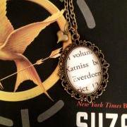 Katniss Everdeen Hunger Games by Suzanne Collins Antiqued Bronze Book Page Necklace